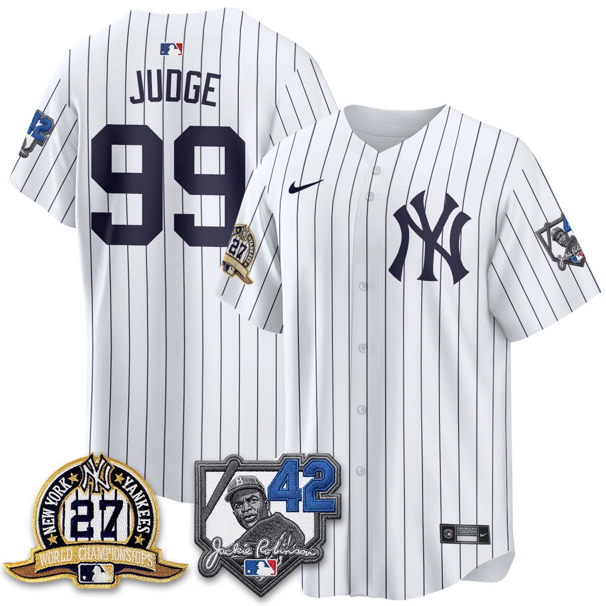 New York Yankees 2026 Jackie Robinson Day Vapor Limited Jersey - All Stitched by New York Yankees
