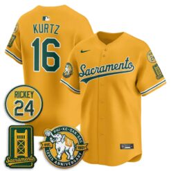 OAK 2026 Alternate Sacramento - Celebrating 125 Years - Limited Vapor Green Jersey - All Stitched by Oakland Athletics
