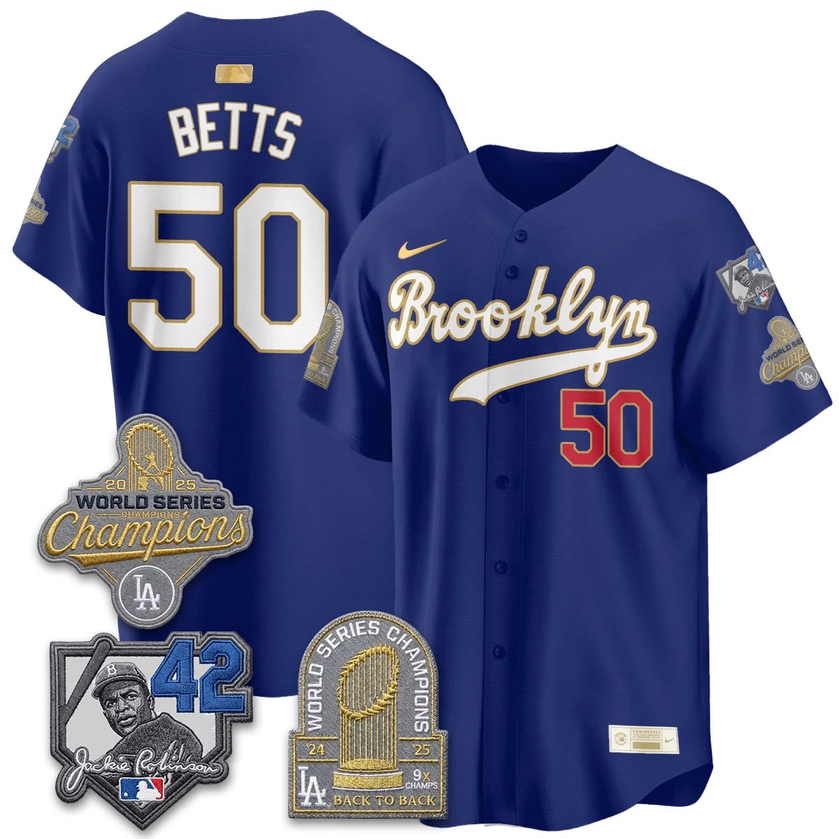 LAD 2026 Brooklyn Jackie Robinson Limited Jersey - All Stitched by Los Angeles Dodgers