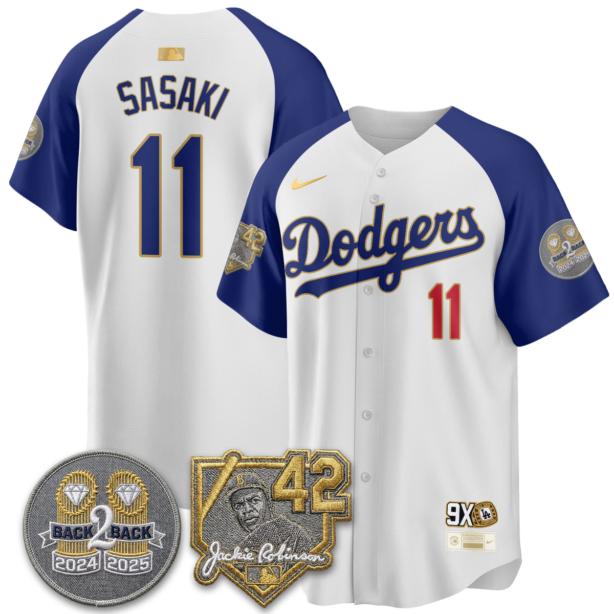 Los Angeles Dodgers - 2026 Jackie Robinson Day Vapor Limited Jersey - All Stitched by Los Angeles Dodgers