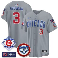 CHC 150th Anniversary Holy Cow Vapor Premier Royal Limited Jersey - All Stitched by Chicago Cubs