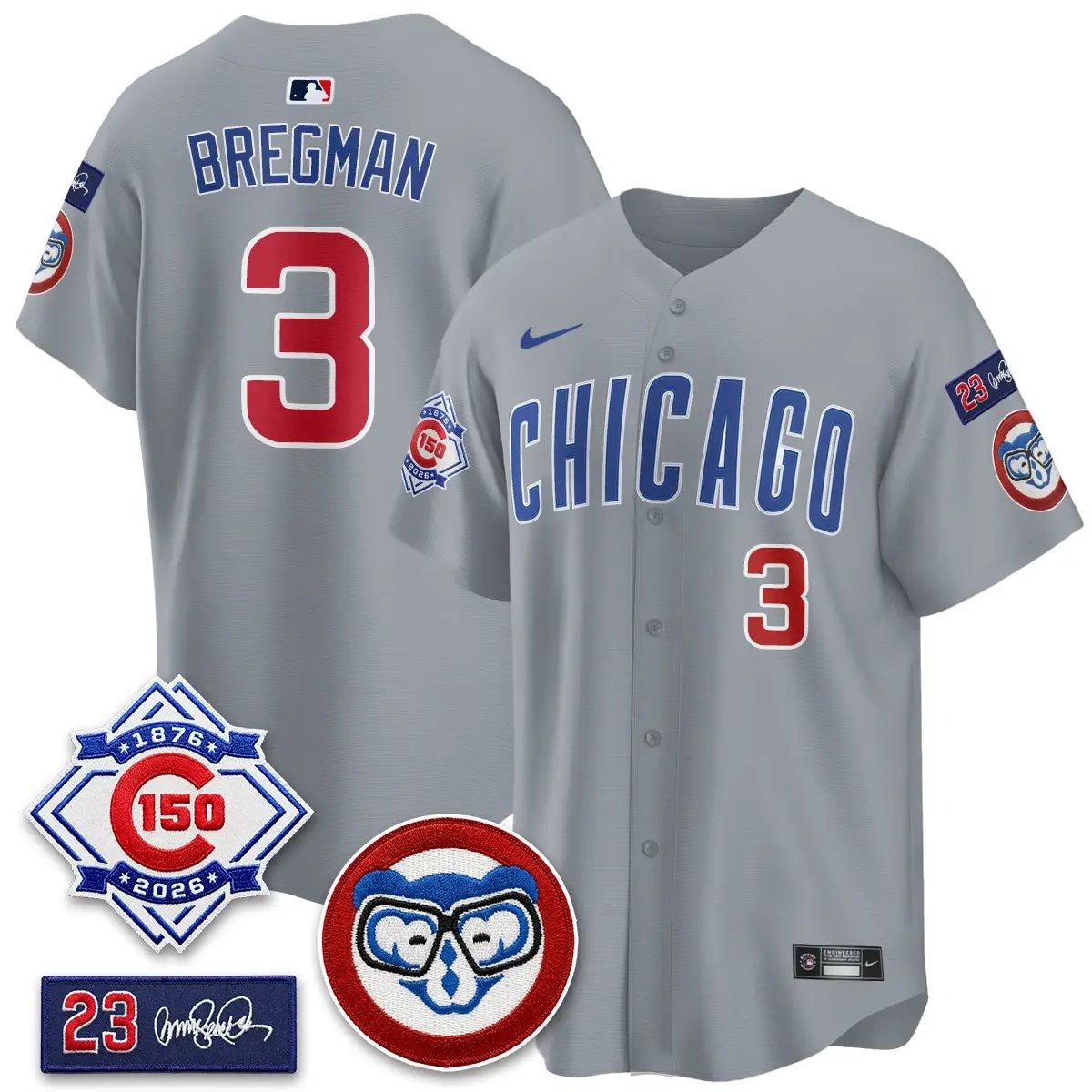 CHC 150th Anniversary Holy Cow Vapor Premier Royal Limited Jersey - All Stitched by Chicago Cubs