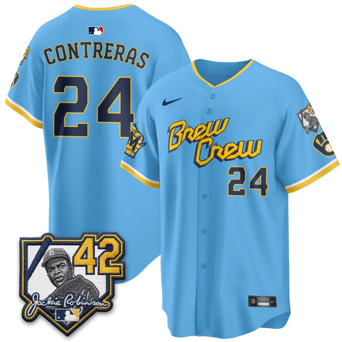 MIL 2026 New Era Vapor Limited Jersey - All Stitched by Milwaukee Brewers
