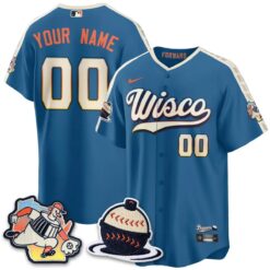 MIL 2026 City Connect Vapor Limited Custom Jersey - All Stitched by Milwaukee Brewers