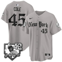NYY 2026 Jackie Robinson Day Gothic Vapor Limited Jersey - All Stitched by New York Yankees