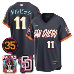 SD 2026 City Connect Vapor Limited Jersey - All Stitched V3 by San Diego Padres