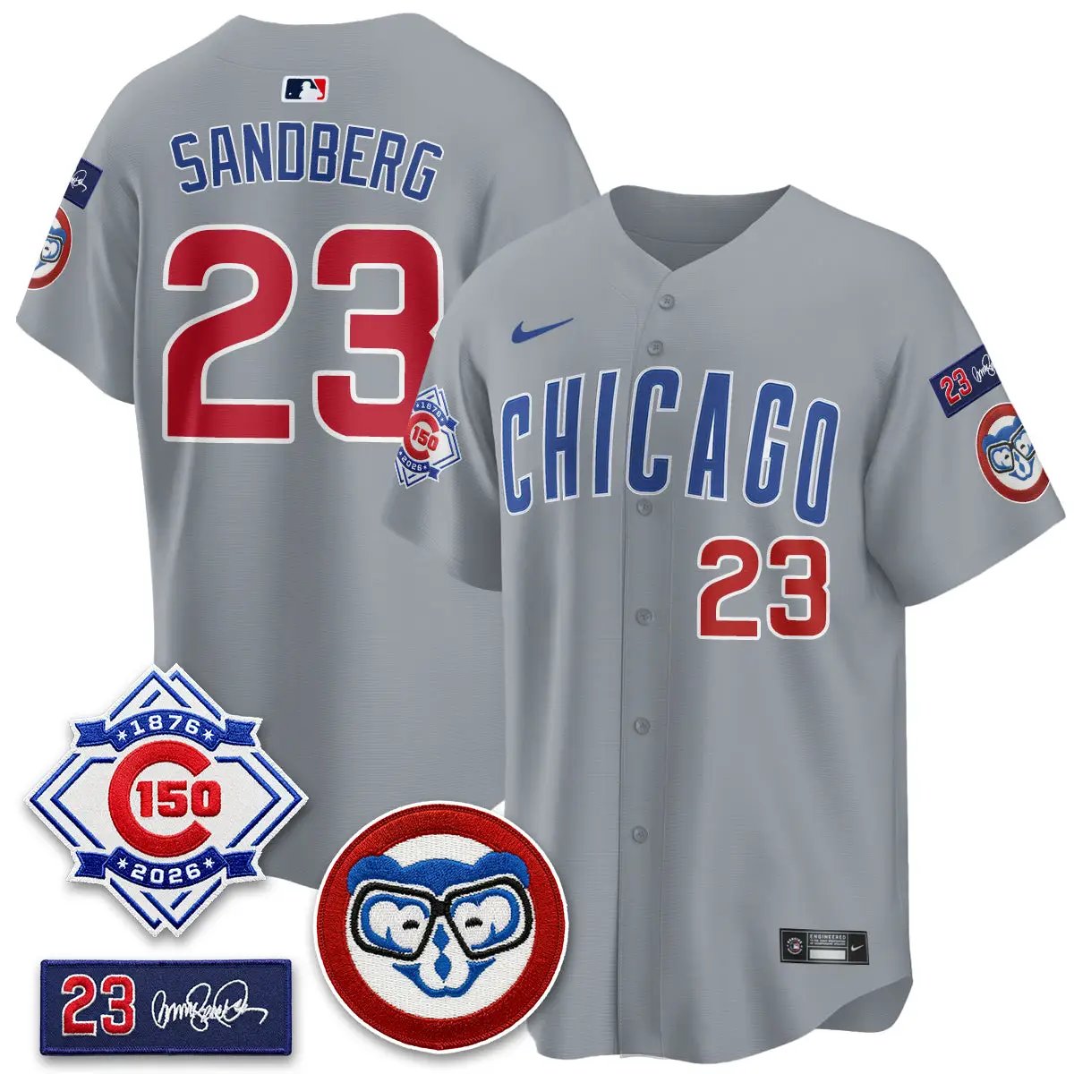 CHC 150th Anniversary Holy Cow Vapor Premier Royal Limited Jersey - All Stitched by Chicago Cubs
