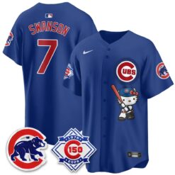 Chicago Cubs x Meow KT Vapor Premier Limited Jersey - All Stitched by Chicago Cubs