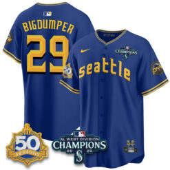 SEA 2026 Vapor Limited Jersey - 50th Anniversary - All Stitched by Seattle Mariners