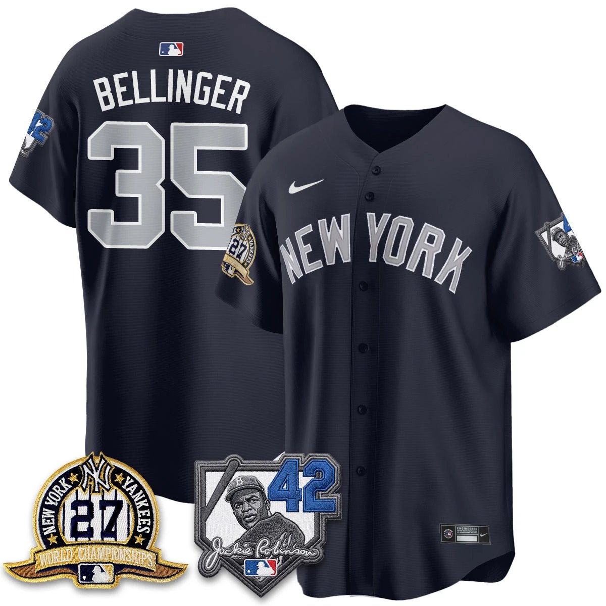 New York Yankees 2026 Jackie Robinson Day Vapor Limited Jersey - All Stitched by New York Yankees