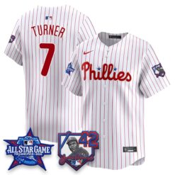 Philadelphia Phillies 2026 Jackie Robinson New Era - All Star Game Vapor Limited Jersey - All Stitched by Philadelphia Phillies