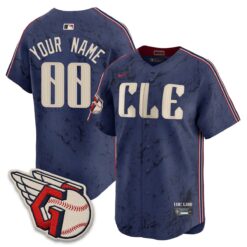 CLE 2026 Black Out Style Limited Vapor Custom Jersey - All Stitched by Cleveland Guardians