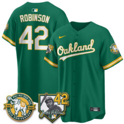 Oakland Athletics 2026 Jackie Robinson Day - Celebrating 125 Years Limited Vapor Jersey - All Stitched by Oakland Athletics
