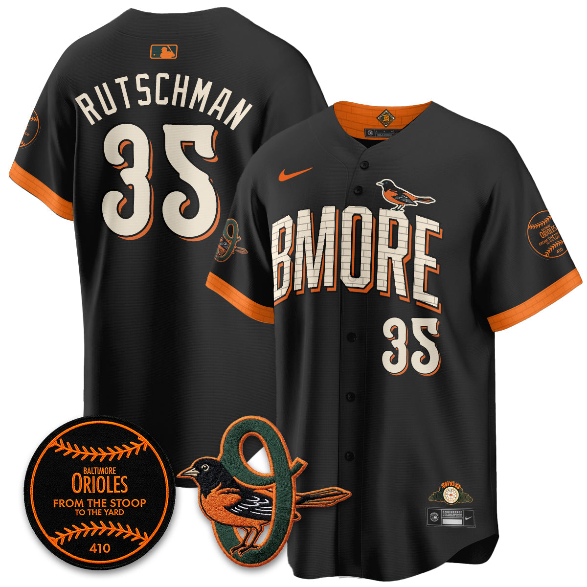 Baltimore Orioles 2026 City Connect Vapor Premier Limited Jersey - All Stitched - V3 by Baltimore Orioles