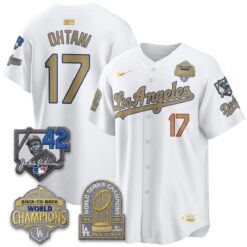 Los Angeles Dodgers 2026 New Era Gold Collection Vapor Limited Jersey - B2B Champs - All Stitched by Los Angeles Dodgers