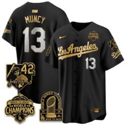 Los Angeles Dodgers 2026 New Era Gold Collection Vapor Limited Jersey - B2B Champs - All Stitched by Los Angeles Dodgers