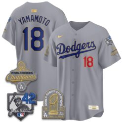 LAD 2026 Jackie Robinson New Era Vapor Limited Jersey - All Stitched by Los Angeles Dodgers