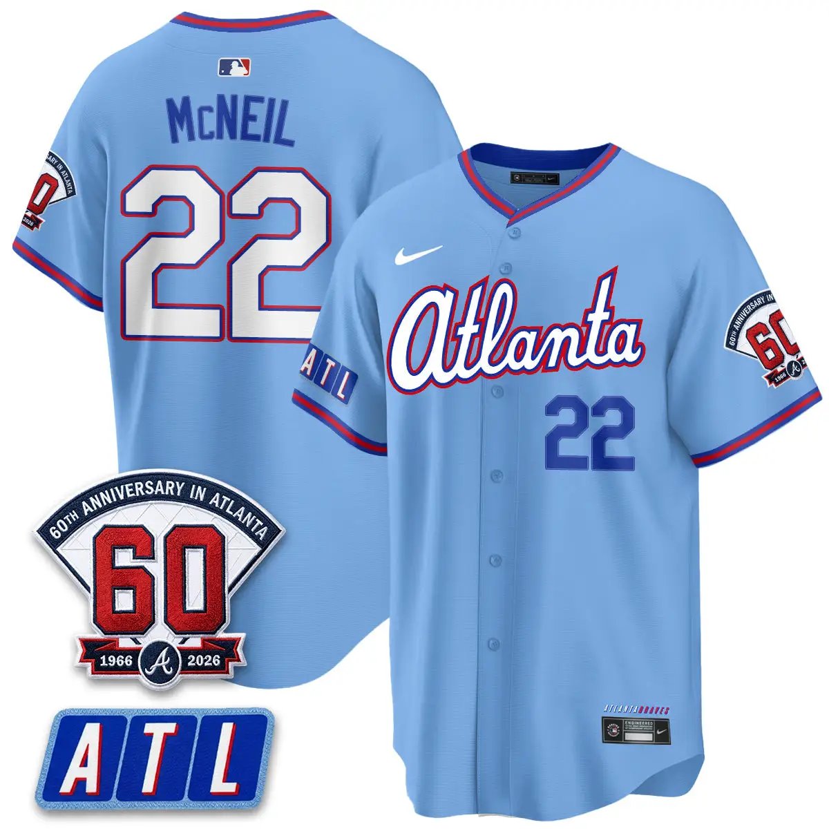 Atlanta Braves 2026 City Connect Vapor Limited Jersey - All Stitched V3 by Atlanta Braves