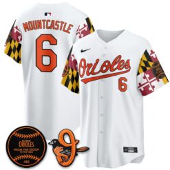 BAL 2026 x Maryland State Flag Vapor Jersey - All Stitched V2 by Baltimore Orioles