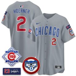 CHC 150th Anniversary Holy Cow Vapor Premier Royal Limited Jersey - All Stitched by Chicago Cubs