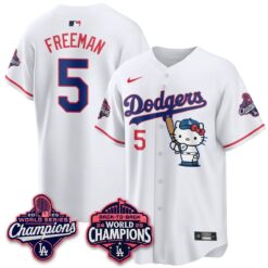 LAD x Hello Kitty Night 2026 Vapor Jersey - All Stitched by Los Angeles Dodgers
