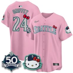 SEA x Meow KT Night Limited Jersey - All Stitched by Seattle Mariners