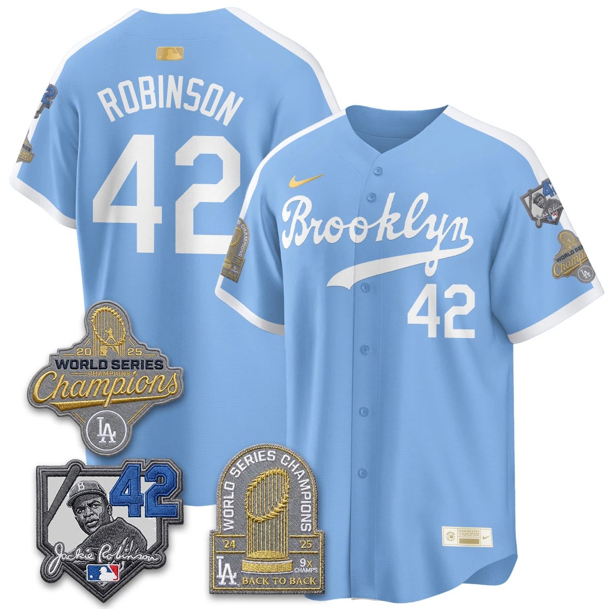 LAD 2026 Brooklyn Jackie Robinson Limited Jersey - All Stitched by Los Angeles Dodgers