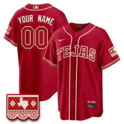 TEX 2026 City Connect Vapor Custom Jersey - All Stitched by Texas Rangers