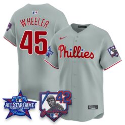 Philadelphia Phillies 2026 Jackie Robinson New Era - All Star Game Vapor Limited Jersey - All Stitched by Philadelphia Phillies