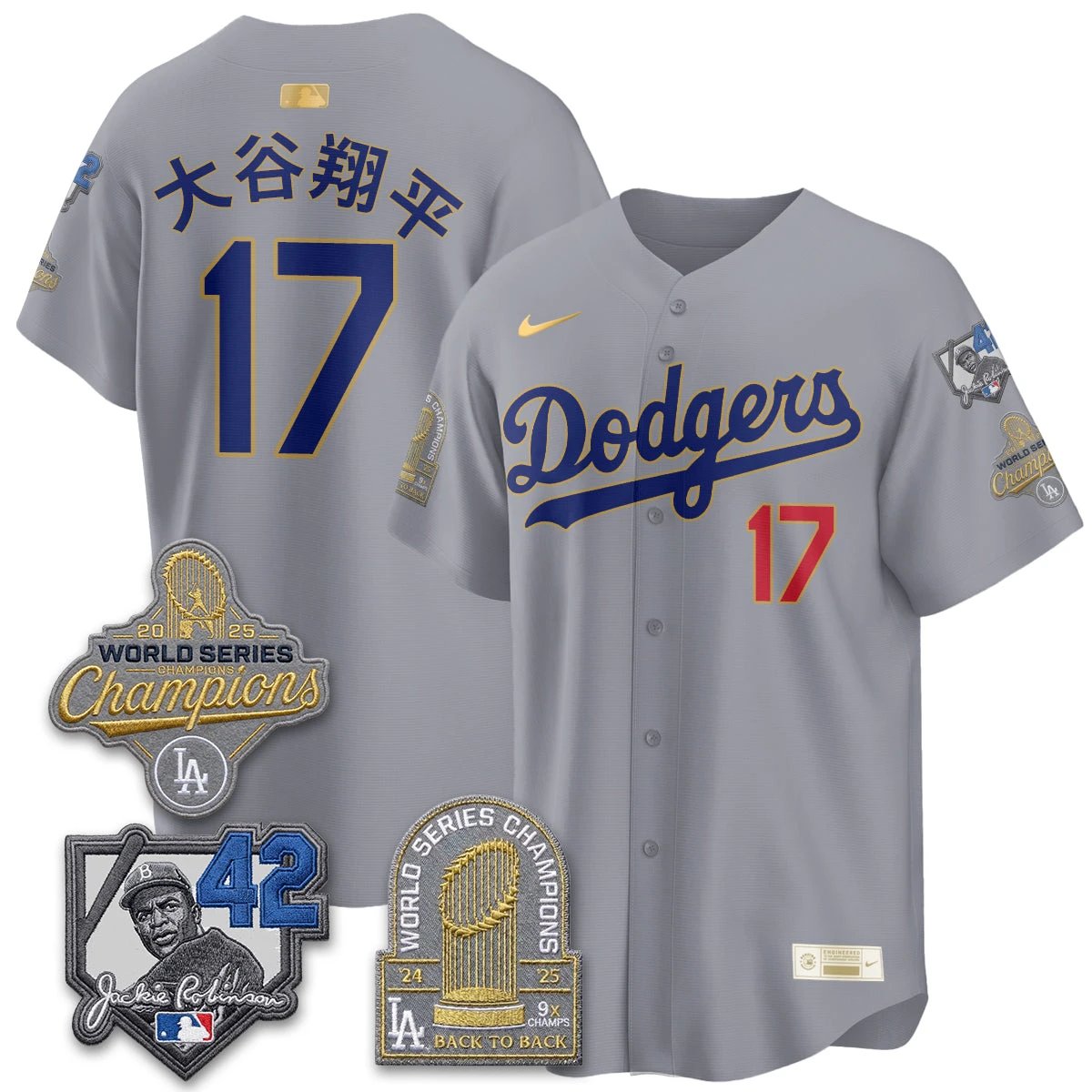 LAD 2026 Jackie Robinson New Era Vapor Limited Jersey - All Stitched by Los Angeles Dodgers