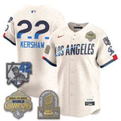 Los Angeles Dodgers 2026 New Era Gold Collection Vapor Limited Jersey - B2B Champs - All Stitched by Los Angeles Dodgers
