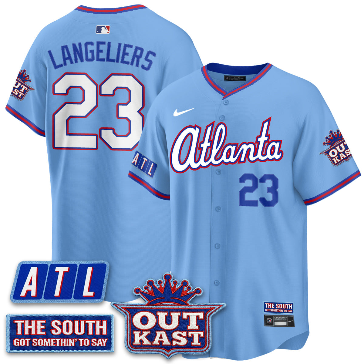 Atlanta Braves 2026 City Connect Vapor Limited Jersey - All Stitched V3 by Atlanta Braves