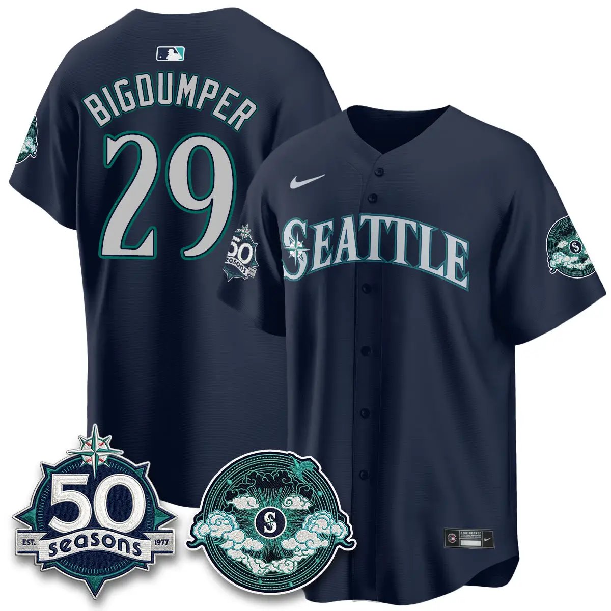 SEA x FW Night Limited Jersey - All Stitched by Seattle Mariners