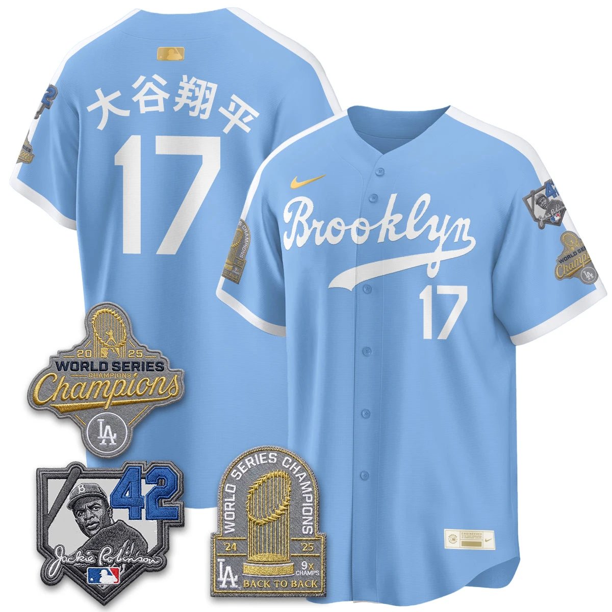 LAD 2026 Brooklyn Jackie Robinson Limited Jersey - All Stitched by Los Angeles Dodgers