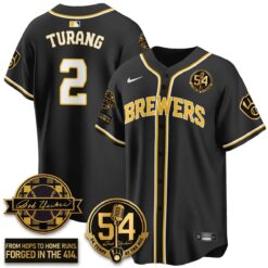 MIL 2026 Black Out Style Limited Vapor Jersey - All Stitched by Milwaukee Brewers