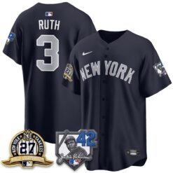 New York Yankees 2026 Jackie Robinson Day Vapor Limited Jersey - All Stitched by New York Yankees