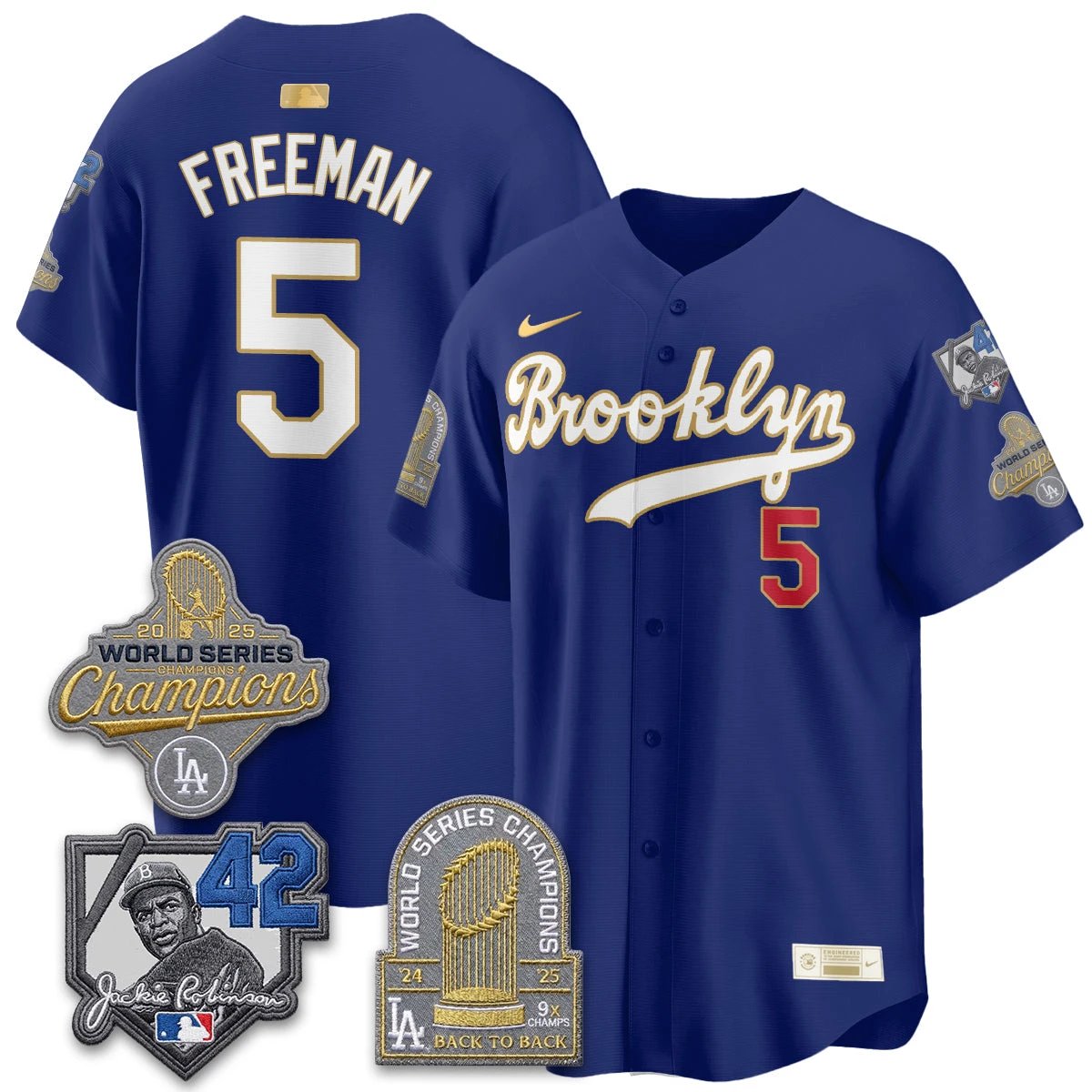 LAD 2026 Brooklyn Jackie Robinson Limited Jersey - All Stitched by Los Angeles Dodgers
