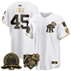 New York Yankees 2026 Jackie Robinson Day Vapor Limited Gold Edition Jersey - All Stitched - V2 by New York Yankees