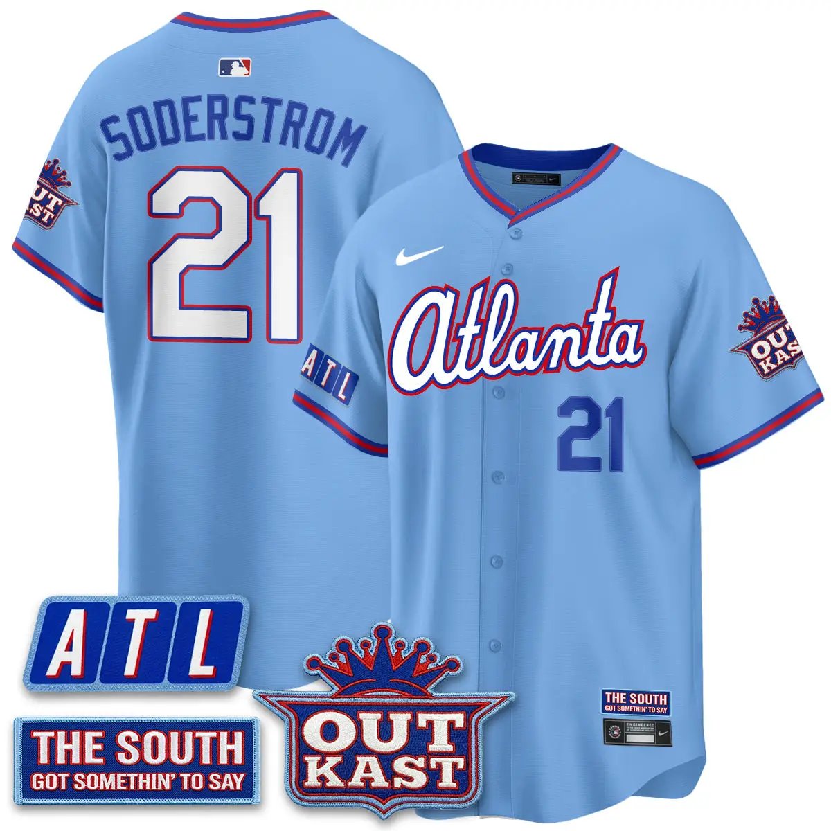 Atlanta Braves 2026 City Connect Vapor Limited Jersey - All Stitched V3 by Atlanta Braves