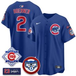 CHC 150th Anniversary Holy Cow Vapor Premier Royal Limited Jersey - All Stitched by Chicago Cubs