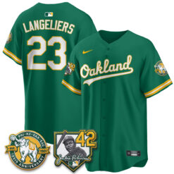 Oakland Athletics 2026 Jackie Robinson Day - Celebrating 125 Years Limited Vapor Jersey - All Stitched by Oakland Athletics