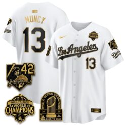 Los Angeles Dodgers 2026 New Era Gold Collection Vapor Limited Jersey - B2B Champs - All Stitched by Los Angeles Dodgers