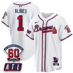 ATL 2026 60th Anniversary Vapor City Connect Limited Jersey - All Stitched by Atlanta Braves