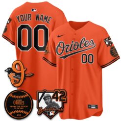 Baltimore Orioles 2026 Jackie Robinson Day Vapor Limited Custom Jersey - All Stitched by Baltimore Orioles