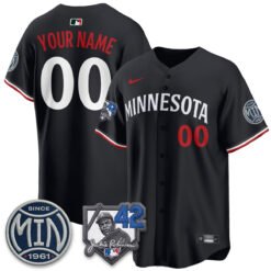 Minnesota Twins 2026 Jackie Robinson Day Vapor Limited Custom Jersey - All Stitched by Minnesota Twins