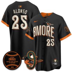 Baltimore Orioles 2026 City Connect Vapor Premier Limited Jersey - All Stitched - V3 by Baltimore Orioles