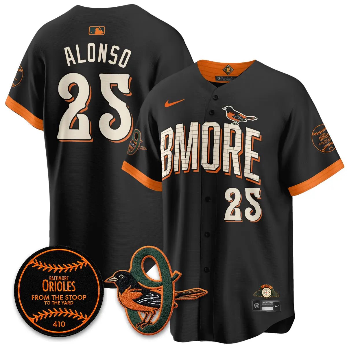 Baltimore Orioles 2026 City Connect Vapor Premier Limited Jersey - All Stitched - V3 by Baltimore Orioles