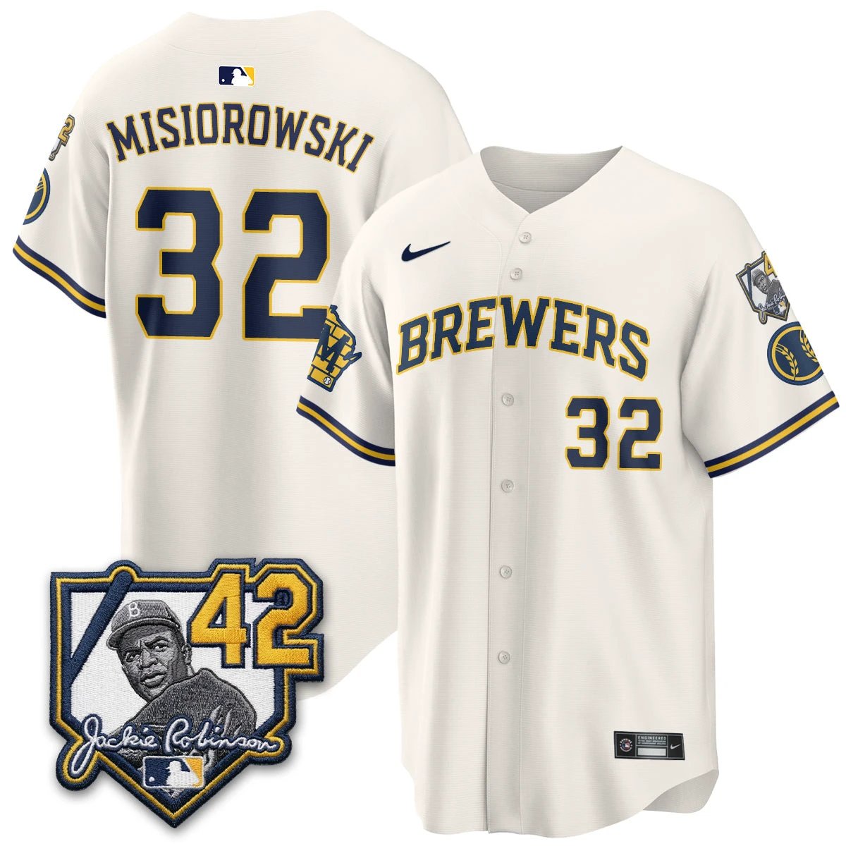 MIL 2026 New Era Vapor Limited Jersey - All Stitched by Milwaukee Brewers