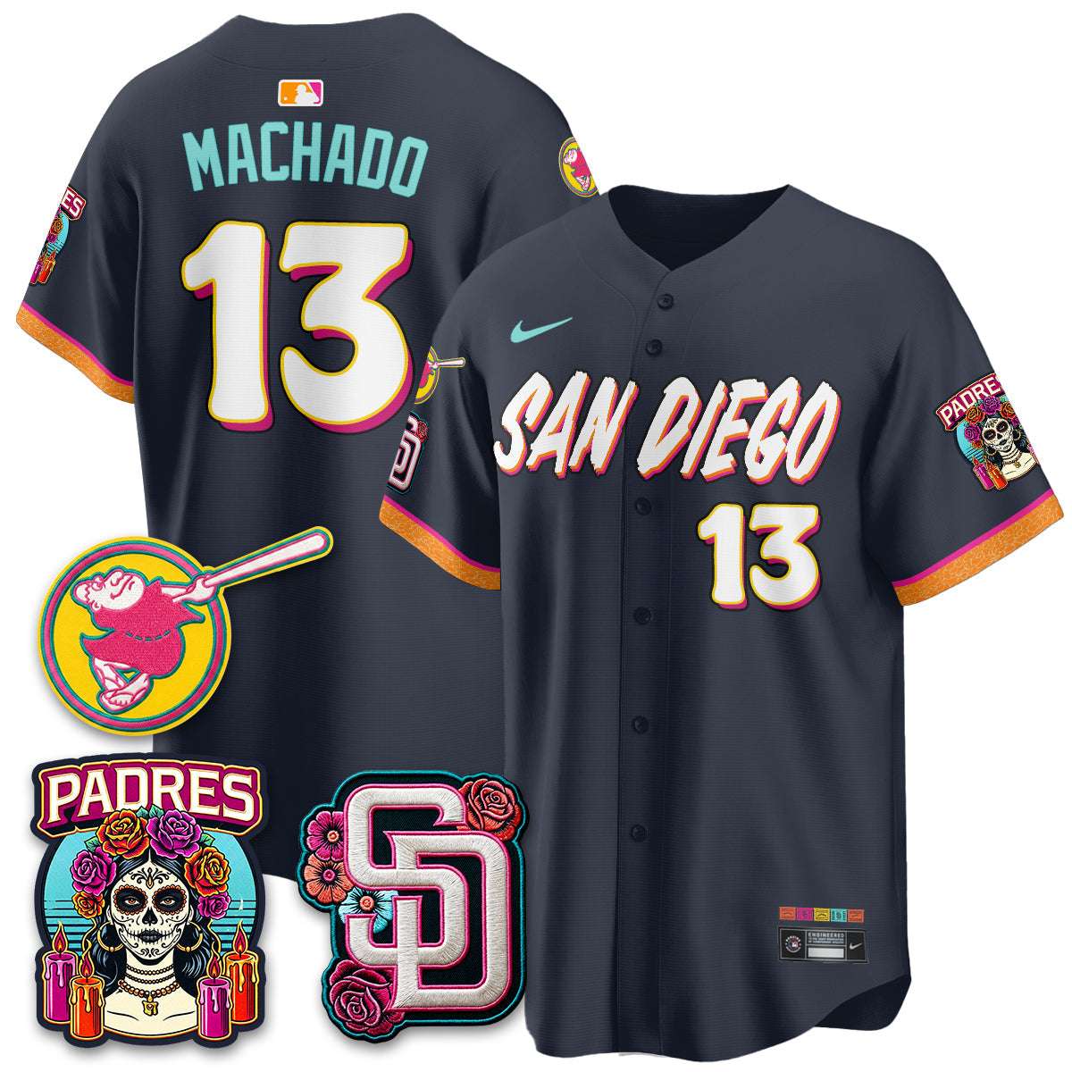 SD 2026 City Connect Vapor Premier Limited Jersey - All Stitched V2 by San Diego Padres
