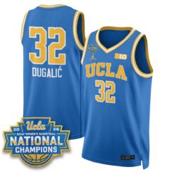 UCLA Women's Basketball National Champion 2026 Gear Limited Jersey - All Stitched by UCLA